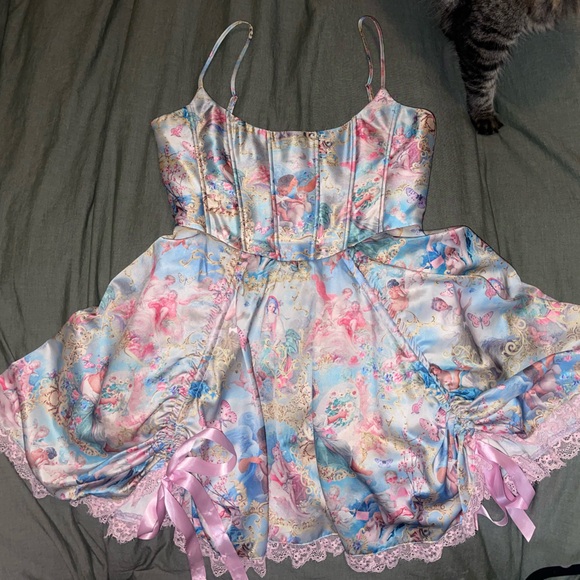 Dolls Kill Sugar Thrillz Pastel Fantasy Dress - Picture 7 of 12